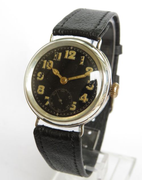 Gents Silver Fonetainemelon Wrist Watch, 1923