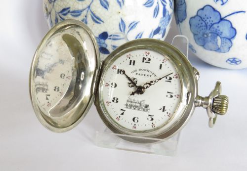 Antique Systeme Roskopf Full Hunter Pocket Watch