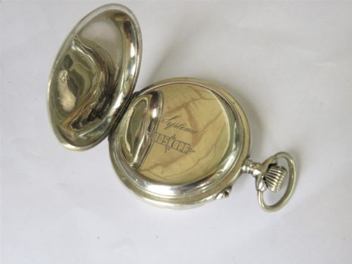 fig 1. Antique Systeme Roskopf full hunter pocket watch