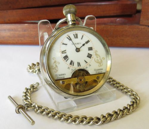 Antique Swiss Pocket Watch and Chain