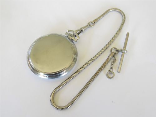 fig 2. 1930s Omega pocket watch and chain