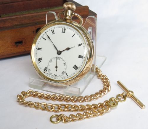 Antique Vertex Pocket Watch and Chain