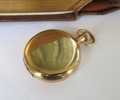 fig 1. 1924 Waltham Riverside railroad grade hunter watch