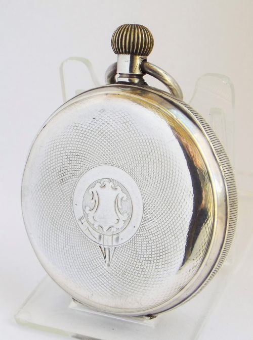 fig 1. A 1920s silver Renown pocket watch, 23 jewels.