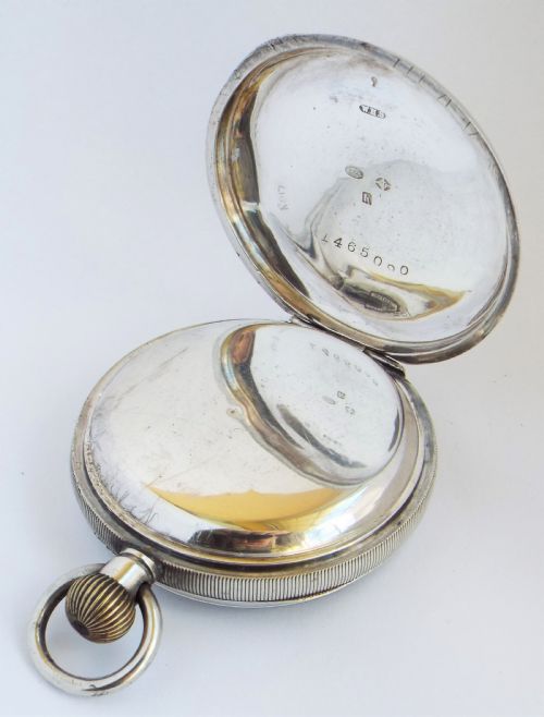 fig 2. A 1920s silver Renown pocket watch, 23 jewels.