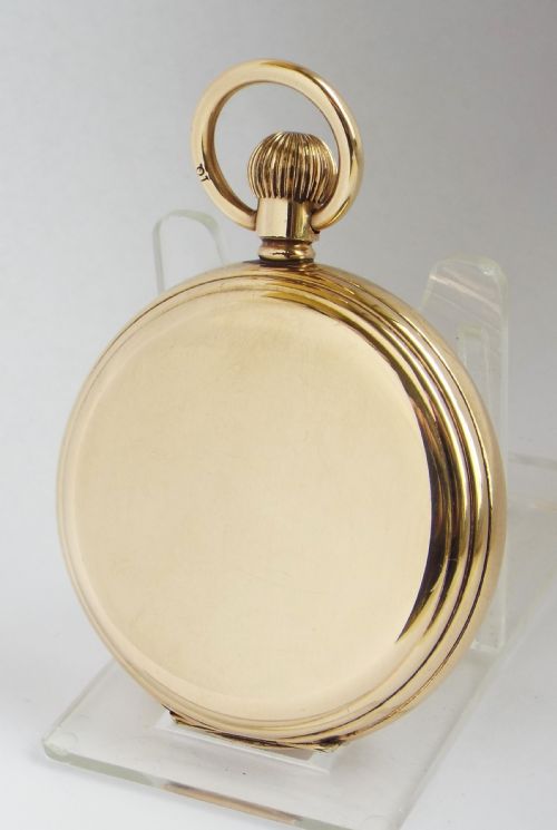 fig 1. A 1930s Thomas Russell Premier full hunter pocket watch.