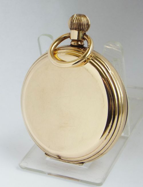 fig 2. A 1930s Thomas Russell Premier full hunter pocket watch.