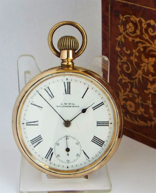 Antique Waltham Traveler Pocket Watch, 1901.