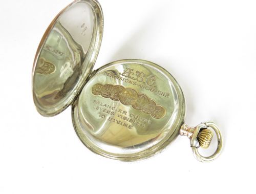 fig 2. Antique Swiss silver pocket watch