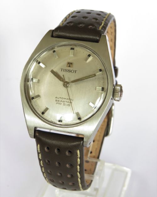 fig 1. Gents 1960s Tissot Seastar PR516 automatic watch