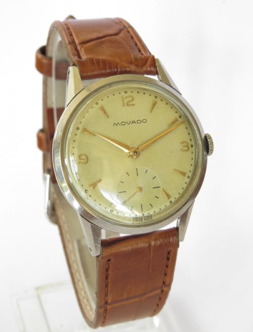 fig 1. Gents 1950s Movado wrist watch