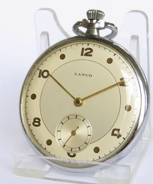 1930s Lanco Pocket Watch by Langendorf