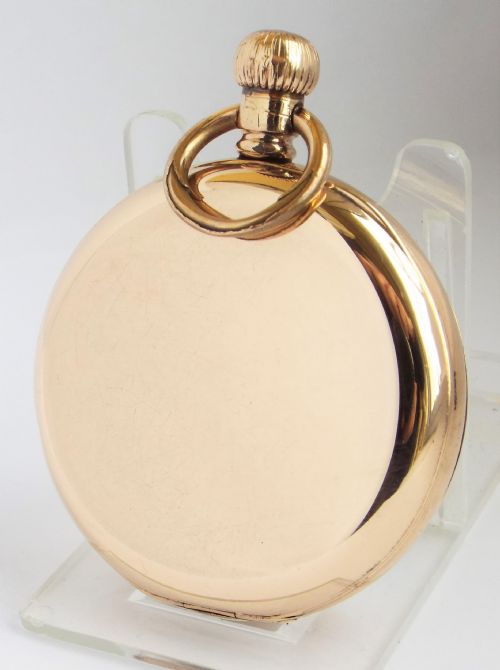 fig 1. Antique 1906 Waltham pocket watch.