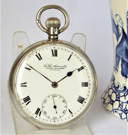 A Vintage 1920s Silver Pocket Watch by James Walker of London.