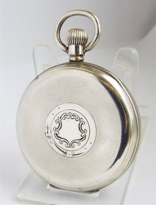 fig 1. A vintage 1920s silver pocket watch by James Walker of London.
