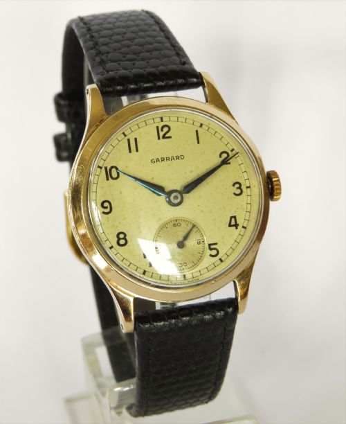 fig 1. 9ct gold wrist watch from Garrard, 1957