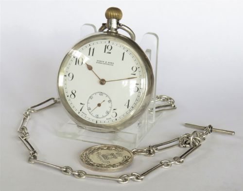 Antique Silver Omega Pocket Watch, Carrickfergus