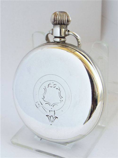 fig 1. Antique Revue pocket watch from J W Benson.