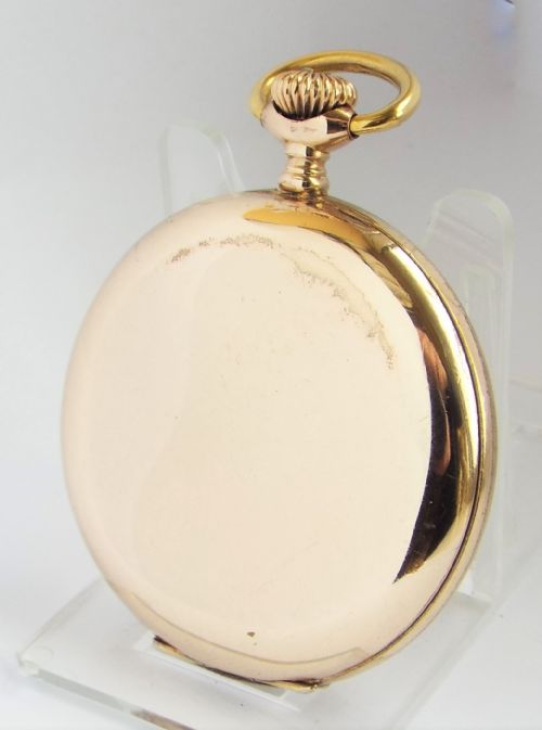fig 1. A vintage 1930s Swiss full hunter pocket watch.