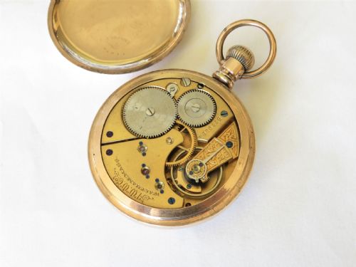 fig 1. Antique Waltham pocket watch, 1898
