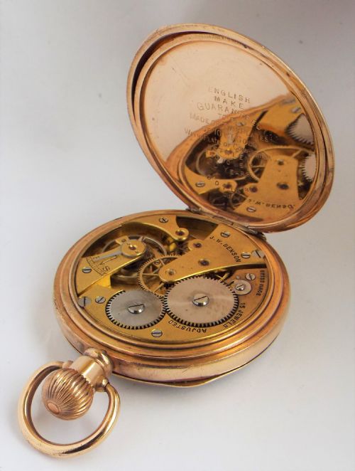 fig 3. A 1920s J W Benson pocket watch.