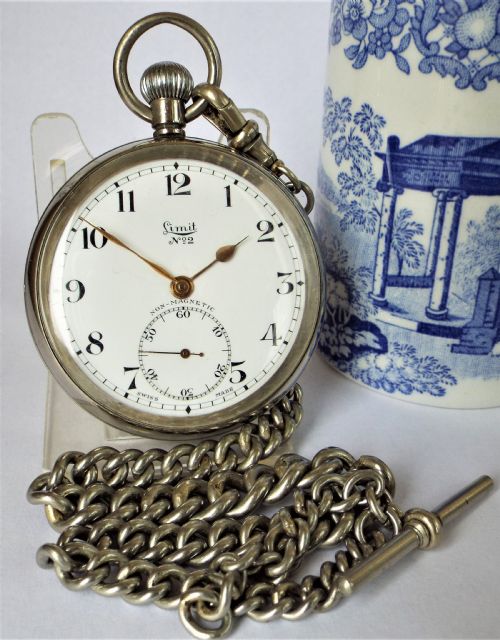 1920s Limit No 2 Pocket Watch and Chain.