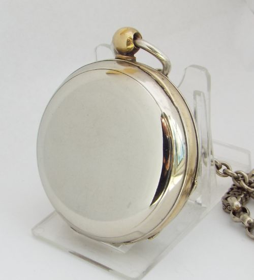 fig 1. Vintage 1920s Swiss pocket watch & chain.