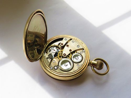 fig 4. Antique Regnam full hunter pocket watch, Royal Arsenal