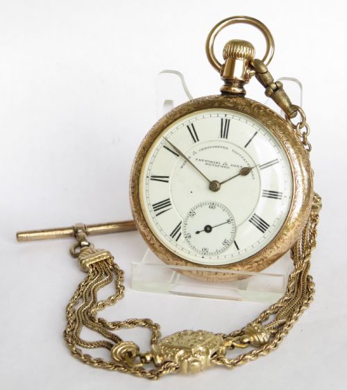 Antique Waltham Royal Pocket Watch and Chain