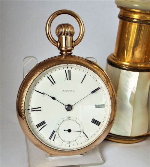 Large Antique 1886 Waltham Pocket Watch.