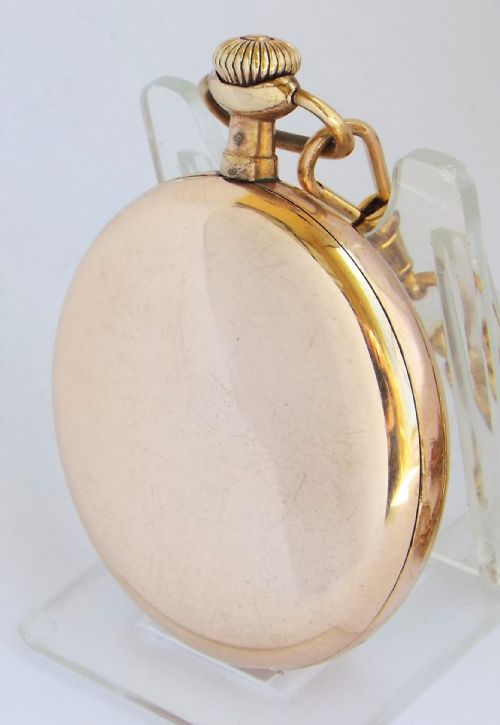 fig 1. A 1920s stem winding pocket watch by Tavannes, with double albert.