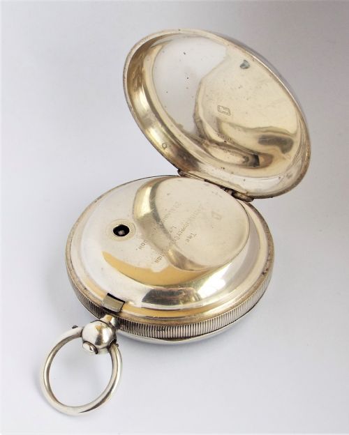 fig 2. Antique silver Lancashire Watch Company pocket watch.