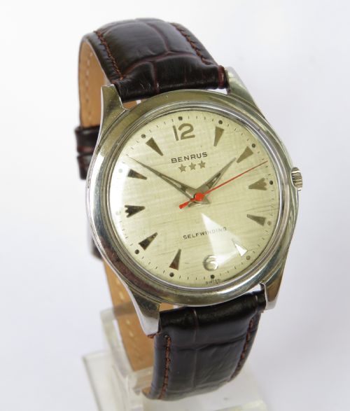fig 1. Gents 1950s Benrus wrist watch