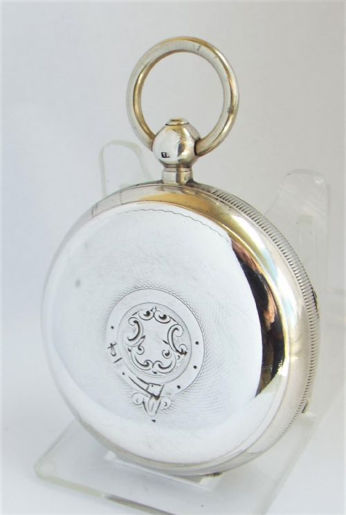 fig 1. Antique silver Lancashire Watch Company pocket watch.