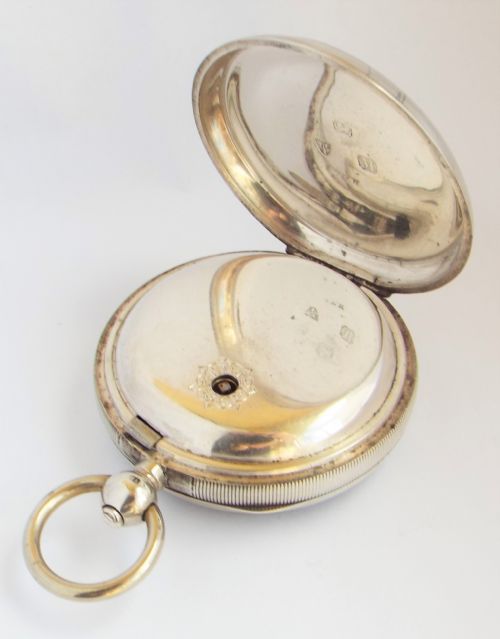 fig 2. Antique silver Lancashire Watch Company pocket watch.