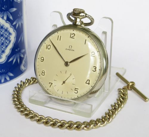 1963 Omega Pocket Watch with Chain