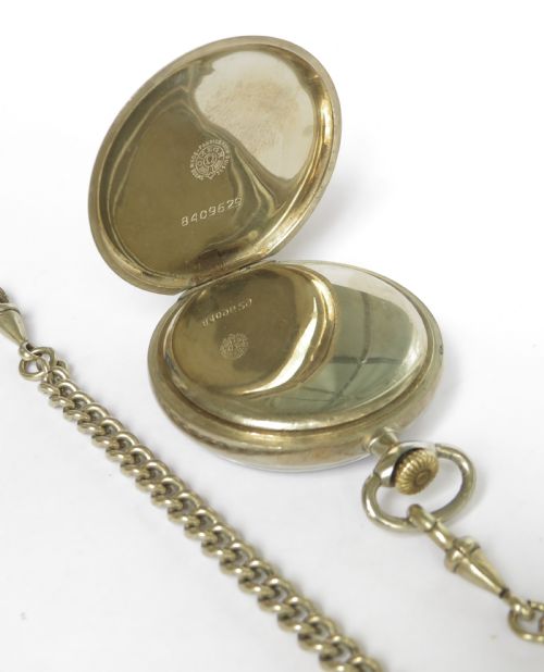 fig 2. 1930s Omega pocket watch and chain