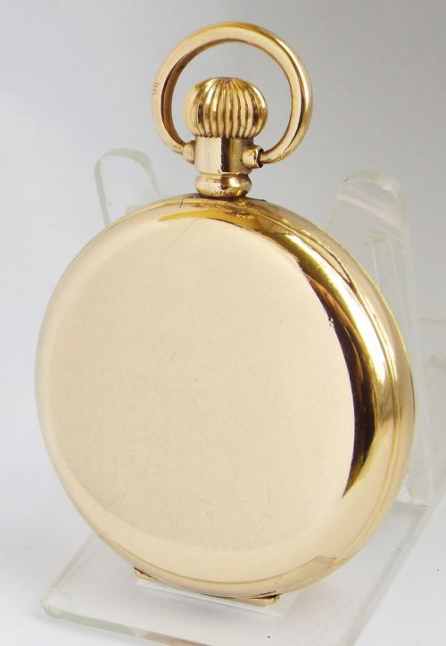 fig 1. A 1940s Clarex stem winding pocket watch.