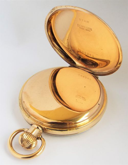 fig 2. A 1940s Clarex stem winding pocket watch.