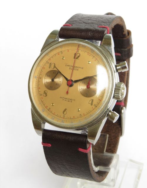 Gents 1950s Chronographe Suisse in Super Condition