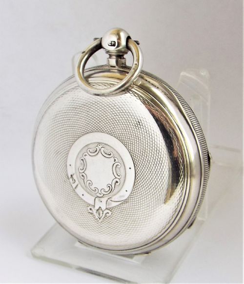 fig 1. An antique 1919 silver Waltham pocket watch.