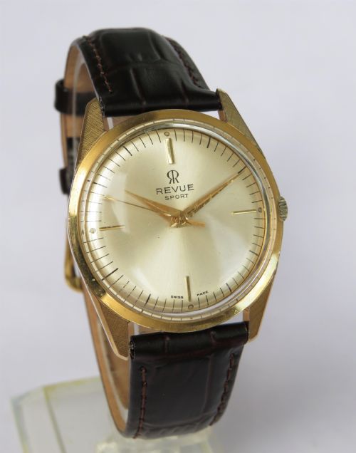 fig 1. Gents 1950s Revue Sport wrist watch