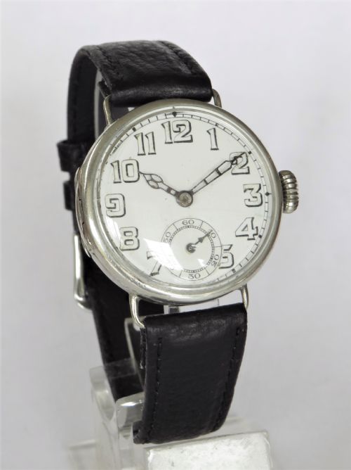 fig 1. Gents 1924 silver Texa wrist watch