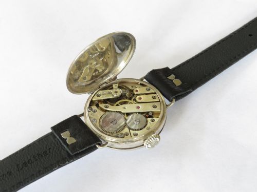 fig 2. Gents 1924 silver Texa wrist watch