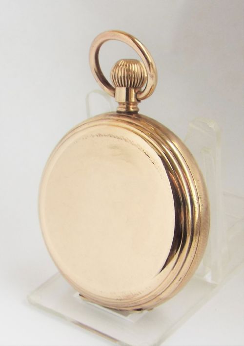 fig 1. Antique Waltham full hunter pocket watch, 1919.