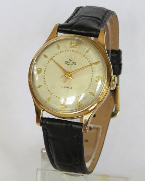 Gents 1950s Smiths De Luxe Wrist Watch, England