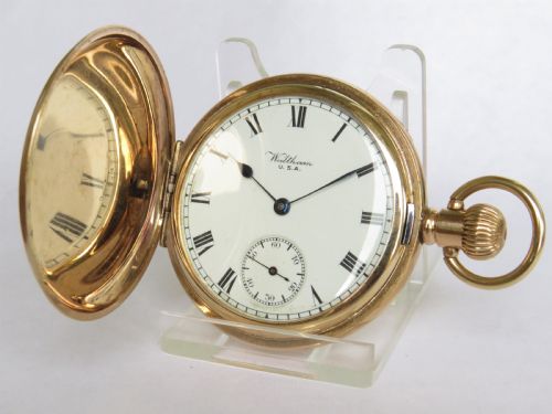 Waltham Bartlett Full Hunter Pocket Watch, 1918
