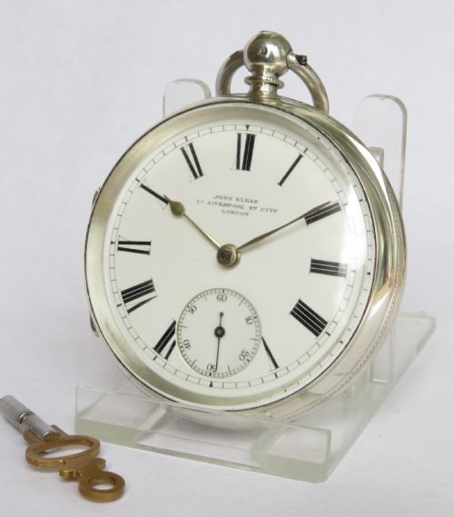 Antique Pocket Watch, John Elkan, London, 1886