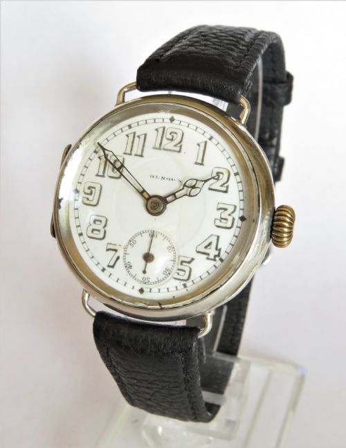 Gents Silver Renown Trench Watch, 1918