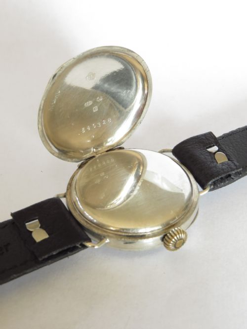 fig 2. Gents silver Renown trench watch, 1918